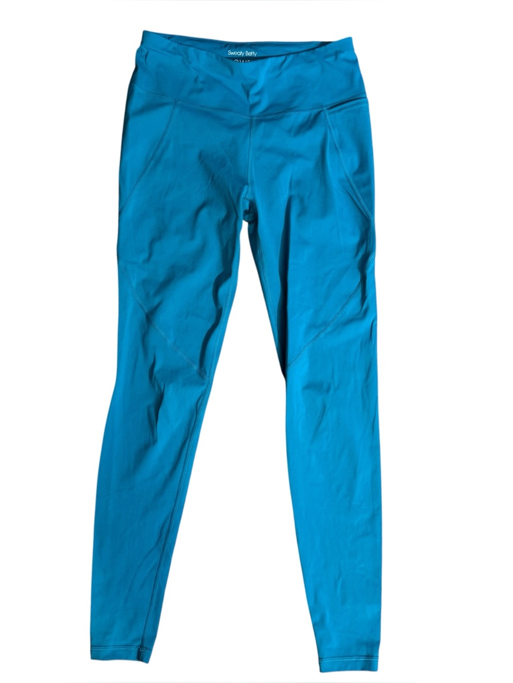 Sweaty Betty Power Full Length Leggings Blue Teal US 6 Small SB5400